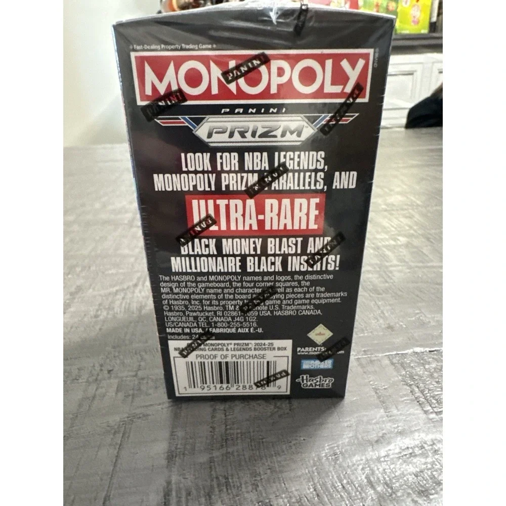 (2) Monopoly Panini Prizm NBA 2024-25 Booster Boxes Sealed Lot Target Release